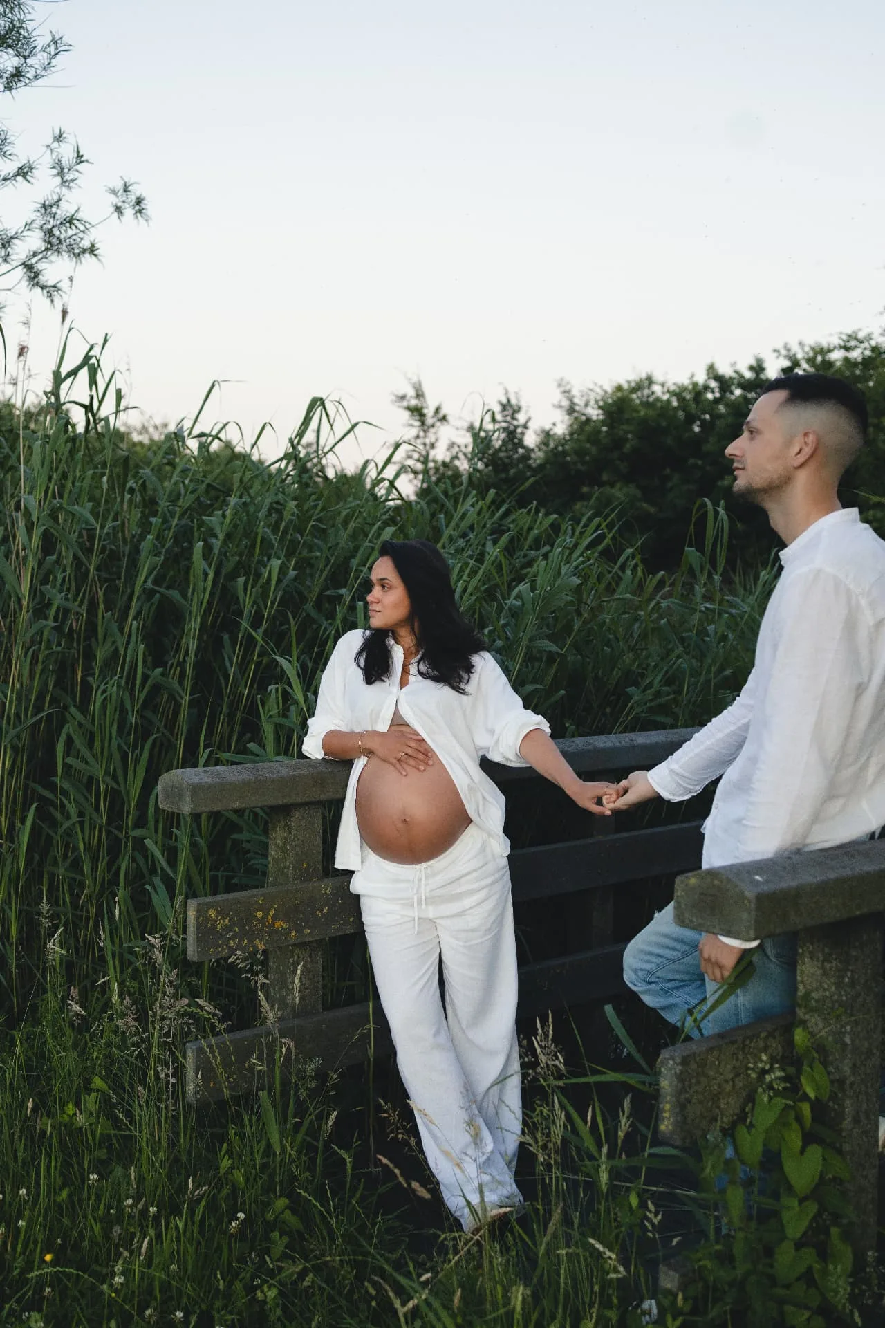 Voorbeeld van de warme zwangerschapsfotografie van Atelier Carmen