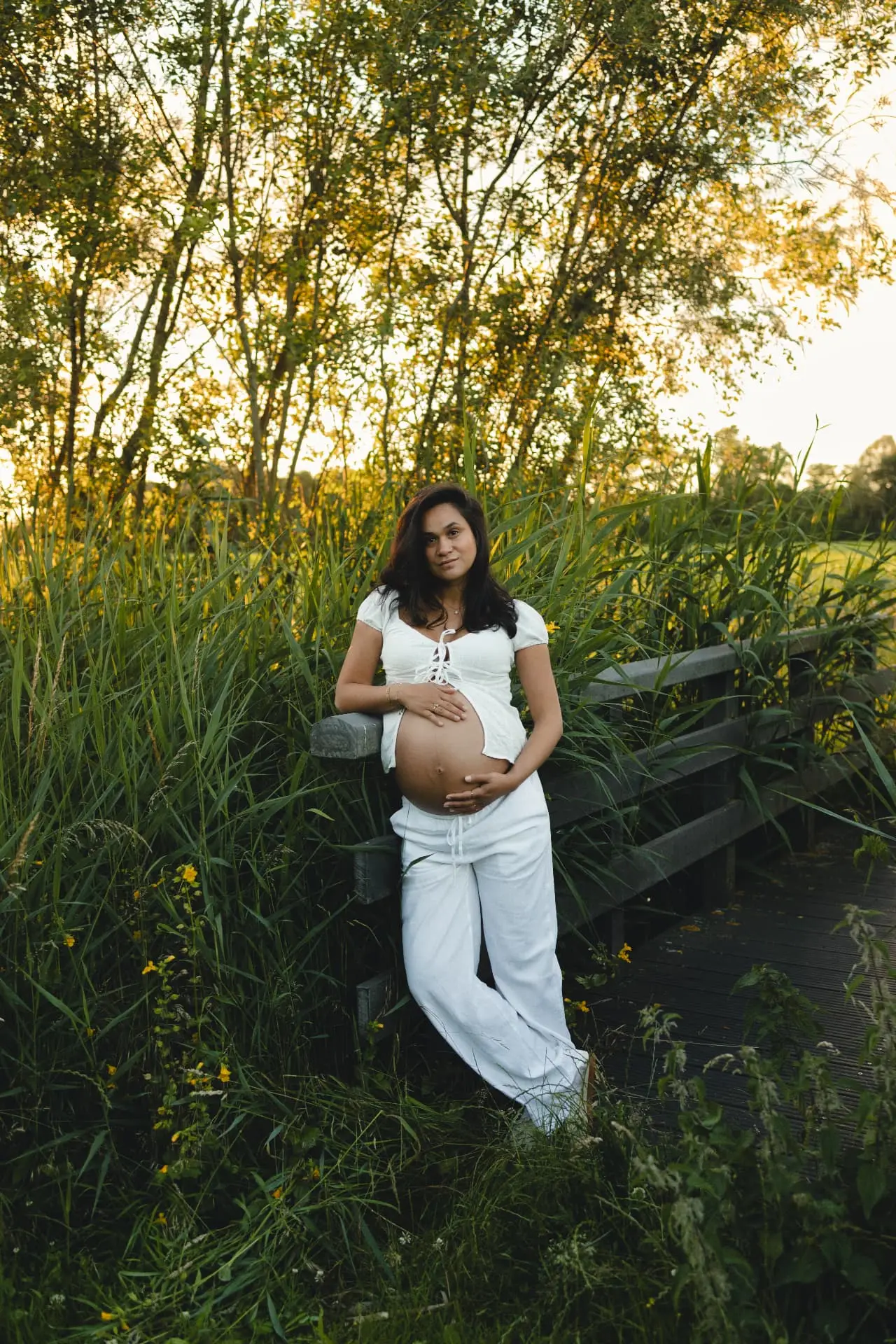 Natuurlijke fotoshoot in de omgeving van Horst