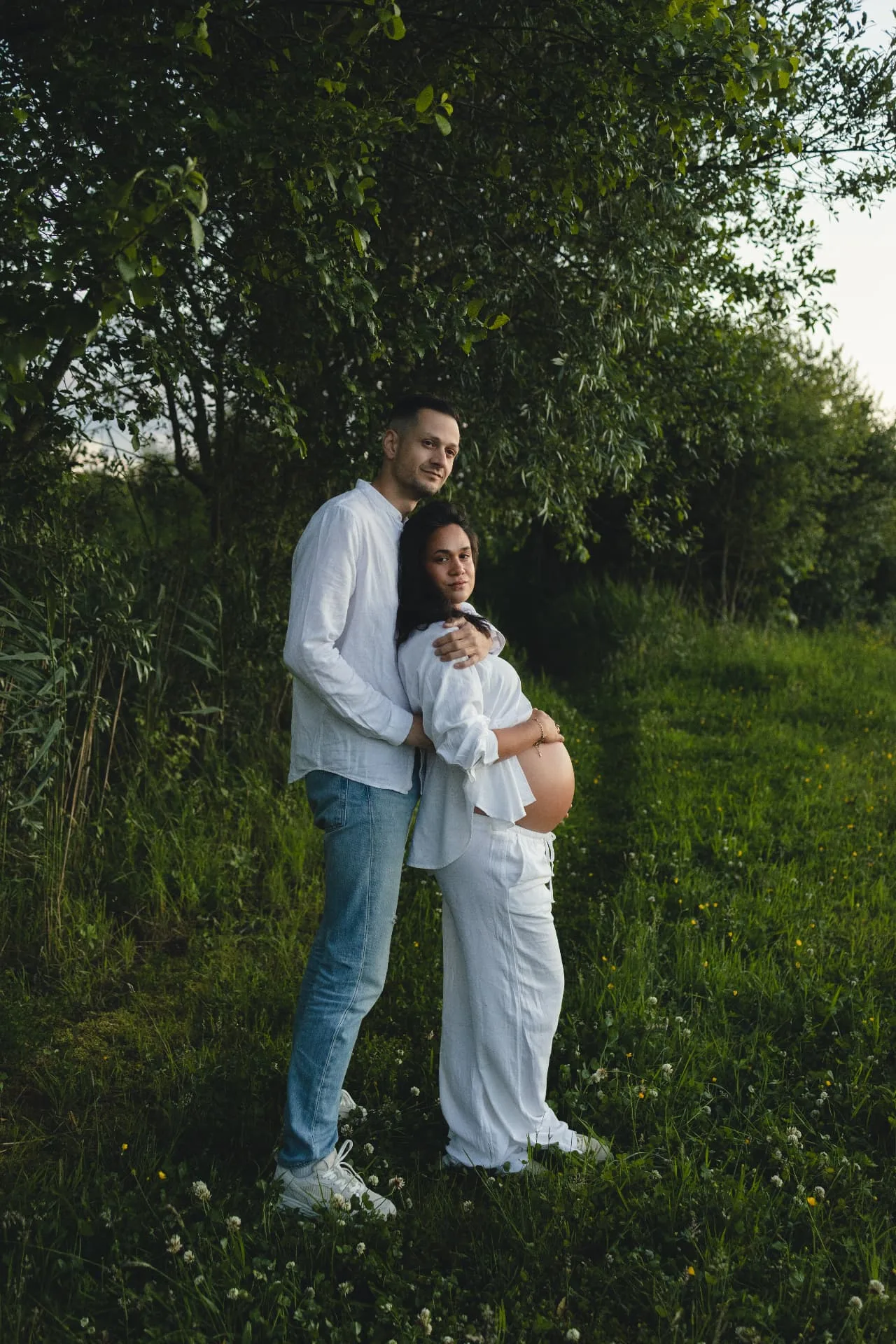 Natuurlijke locatie voor zwangerschapsshoot