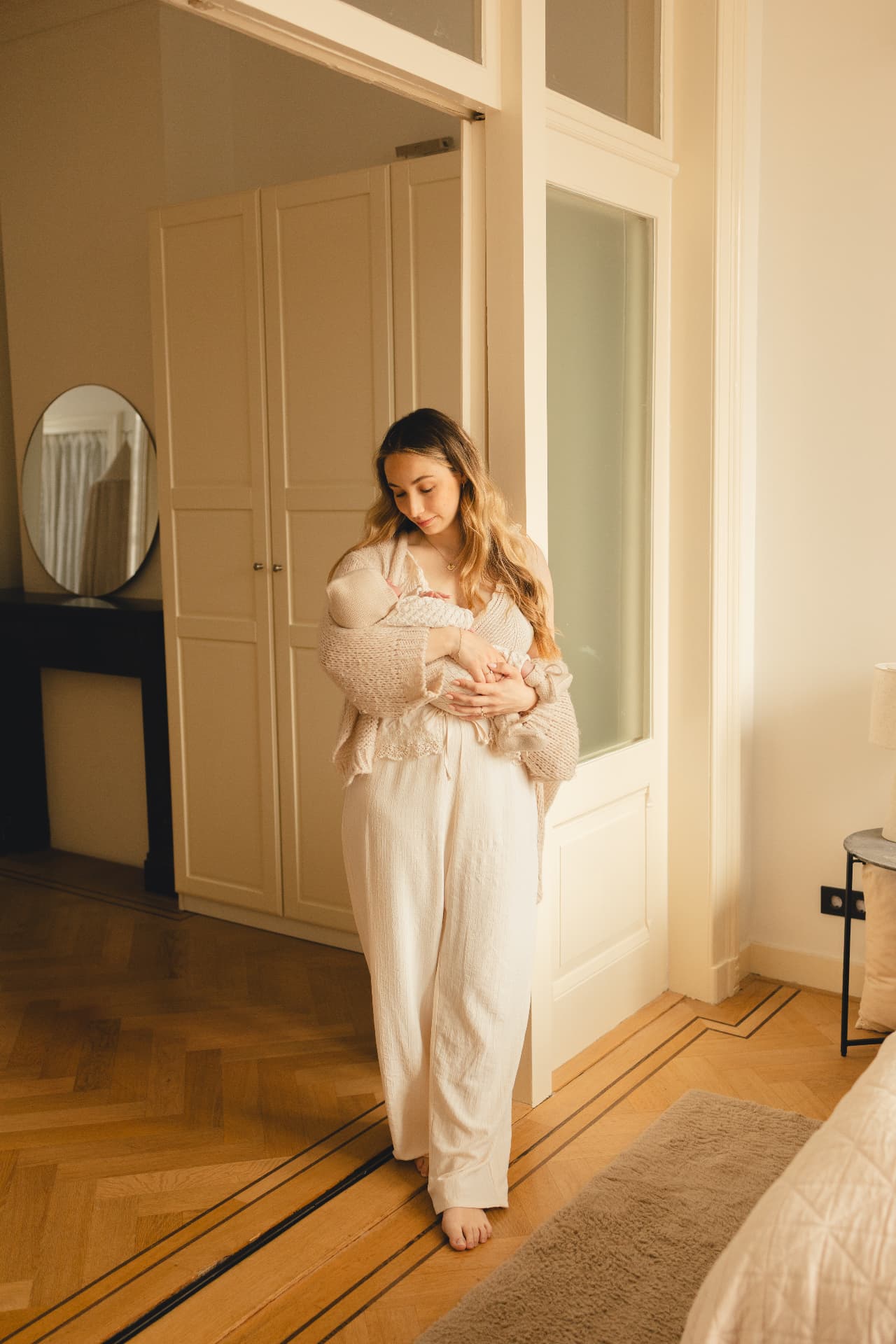 Newbornshoot aan huis in Venray door Atelier Carmen Fotografie