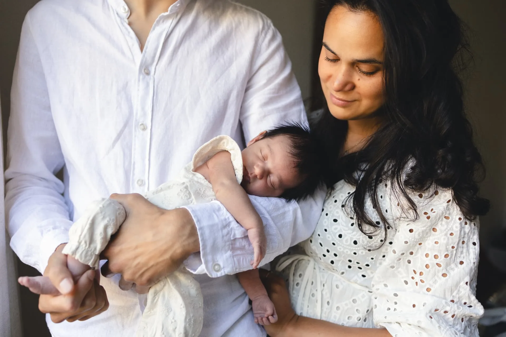 Newbornfotografie bij een gezin thuis in Noord-Limburg