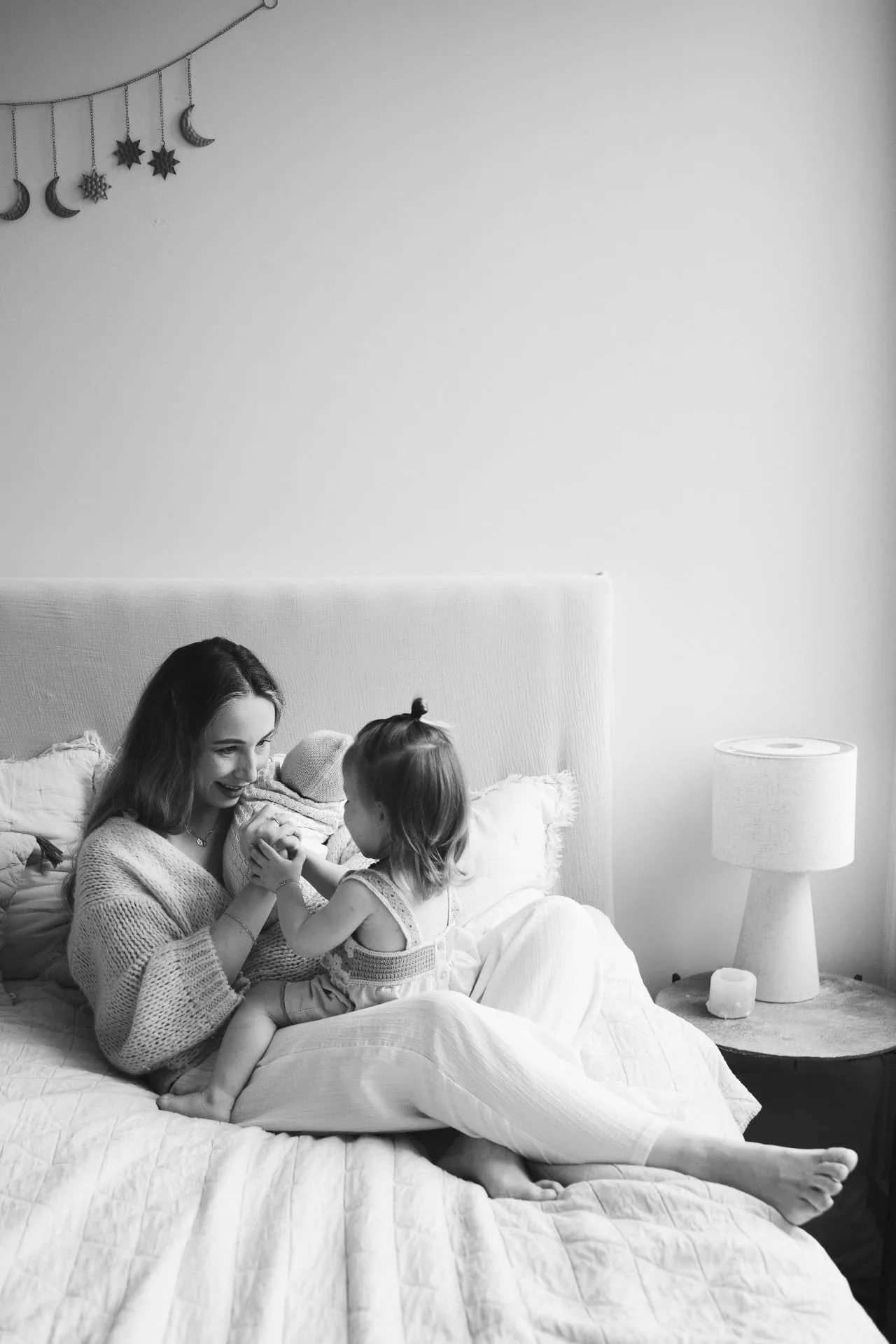 Warme newbornfotografie